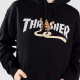 Hoodie Thrasher Toy Machine Pyramid Black