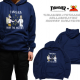 Hoodie Thrasher Toy Machine B.T.H navy blue