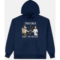 Hoodie Thrasher Toy Machine B.T.H navy blue