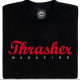 mikina Thrasher Script Crewneck černá