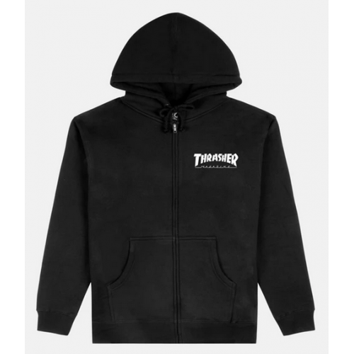 mikina Thrasher Mag Logo zip černá