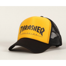 kšiltovka Thrasher Spitfire Trucker černá / zlatá