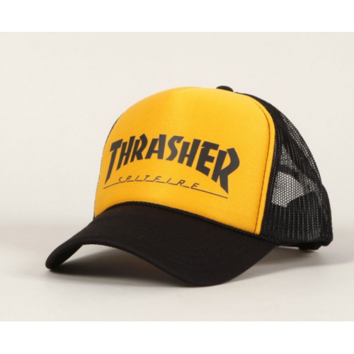 kšiltovka Thrasher Spitfire Trucker černá / zlatá