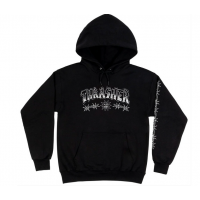 mikina Thrasher Barbed Wire černá