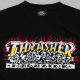 tričko Thrasher Krak skulls černé