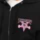 Thrasher Zip Hoodie Pink Little Skategoat Black