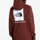 mikina The North Face M Raglan Redbox Crewneck tmavě hnědá