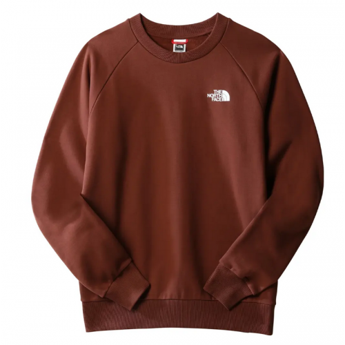 mikina The North Face M Raglan Redbox Crewneck tmavě hnědá