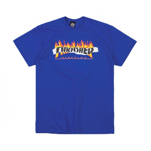 T-shirt Thrasher RIPPED Royal Blue