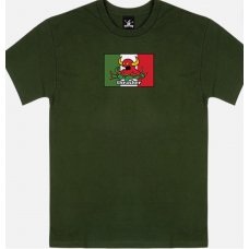 tričko Thrasher x Toy Machine  Hecho Forrest Green zelené