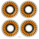 kolečka BONES XF SIDECUT 52-54mm V5 X-FORMULA 95A