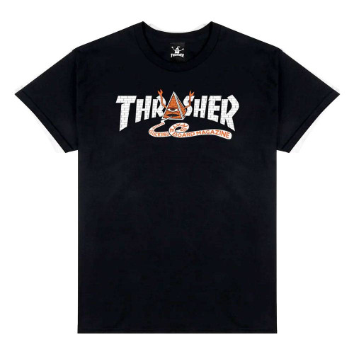 Triko Thrasher x Toy Machine Pyramid černé