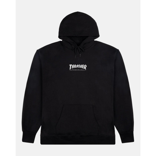 mikina Thrasher Heavyweight Embroidered Mag Hoodie černá