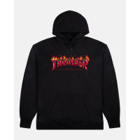 mikina Thrasher Fuego Hoodie černá
