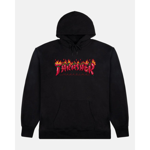 mikina Thrasher Fuego Hoodie černá