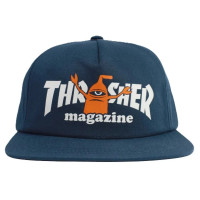 Kšiltovka Thrasher x Toy Machine Navy modrá