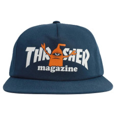 Kšiltovka Thrasher x Toy Machine Navy modrá