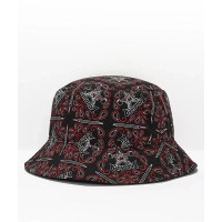 Klobouk Thrasher Bandana Black & Red