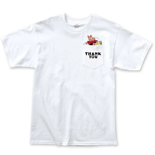 Triko Thank you Skate Oasis Pocket Tee Bílé