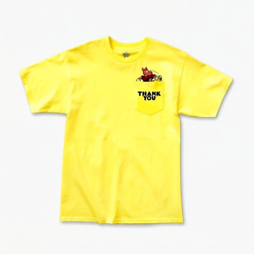 Triko Thank you Skate Oasis Pocket Tee Žluté