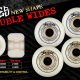 kolečka Bones DOUBLE WIDES 54 x 39 V8 X-FORMULA 97A