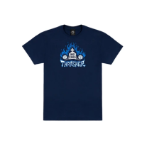 T´shirt Thrasher Who Cares by Neckface navy blue