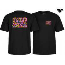 T-shirt Powell Peralta Rat Bones Graffiti Black
