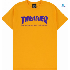 Triko Thrasher Skatemag Gold/Purple