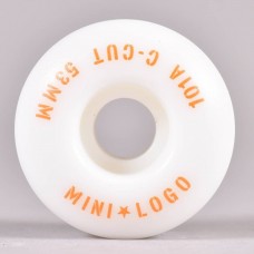 kolečka MiniLogo C-CUT "2" 53mm X 101 WHITE