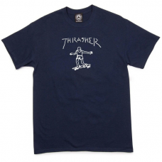 tričko Thrasher Gonz logo Navy modré