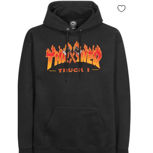 Thrasher mikina Truck 1 Black Spring 21
