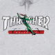Hoodie Thrasher Red Curb by LSD Worldpeace Ash Grey